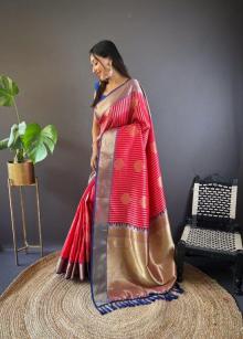 FESTIVAL BY ASLIWHOLESALE DESIGNER PURE BANARASI SILK SAREES-00230