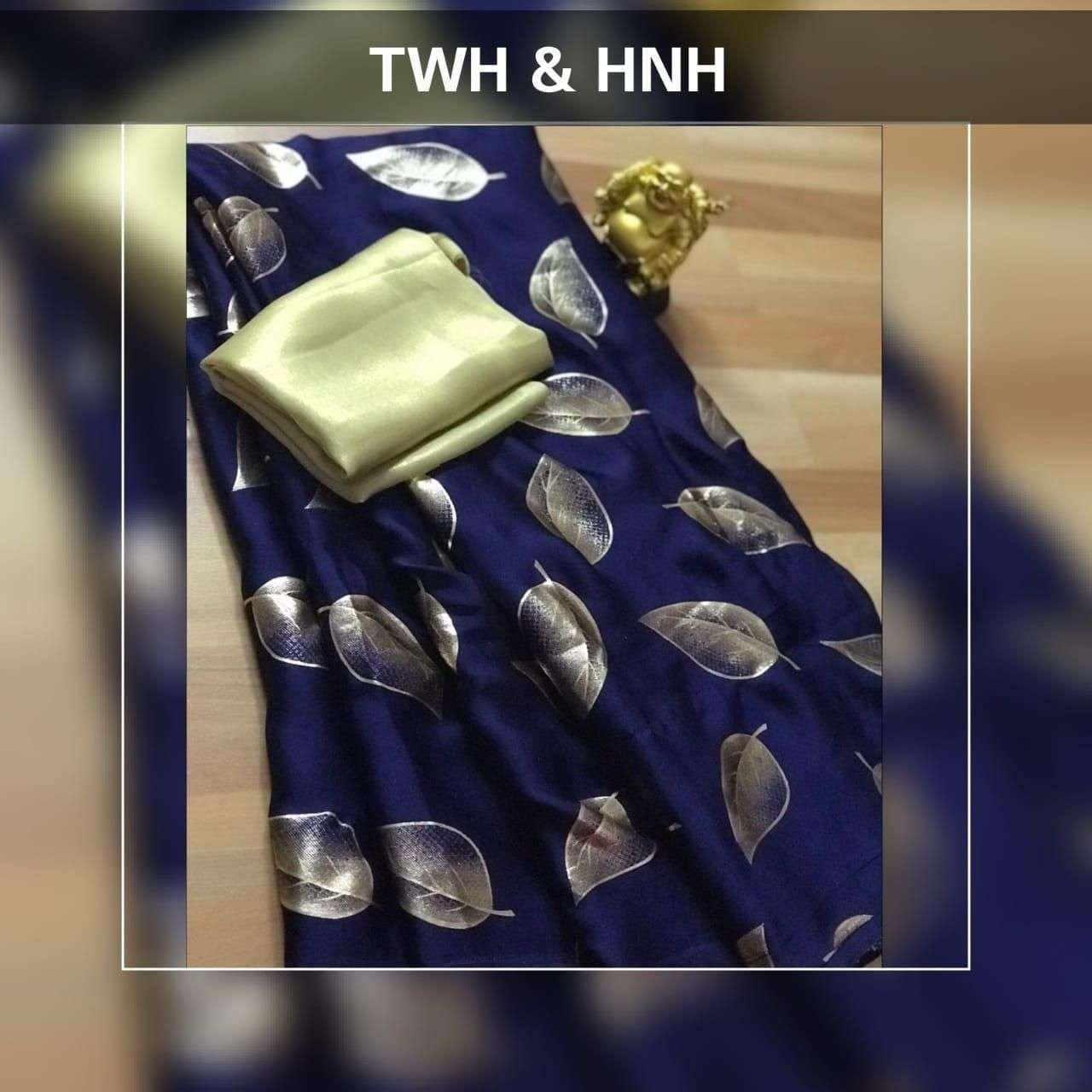 FOIL BY ASLIWHOLESALE DESIGNER PURE SILK PRINTED WORK SAREES - 00230