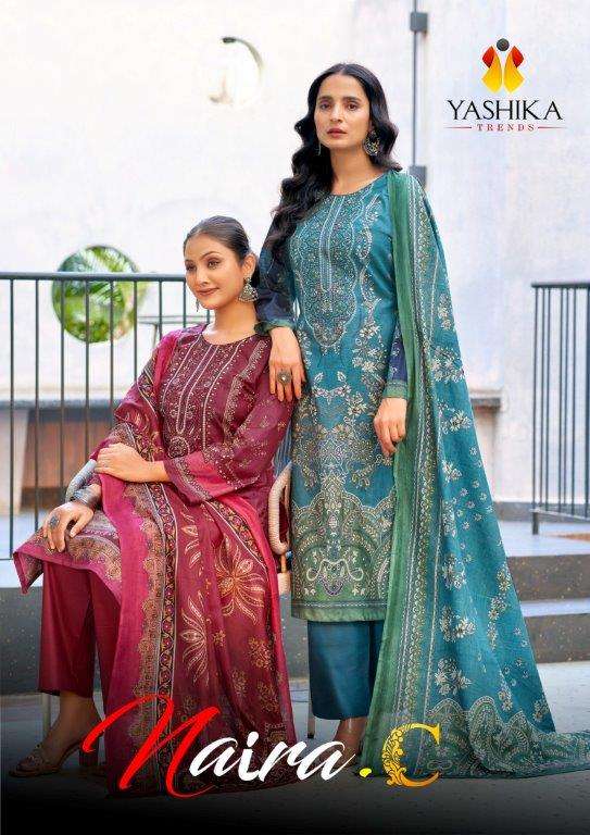 NAYRA C BY YASHIKA TRENDS 2001 TO 2008 SERIES PURE COTTON PRINTED DRESSES-00062