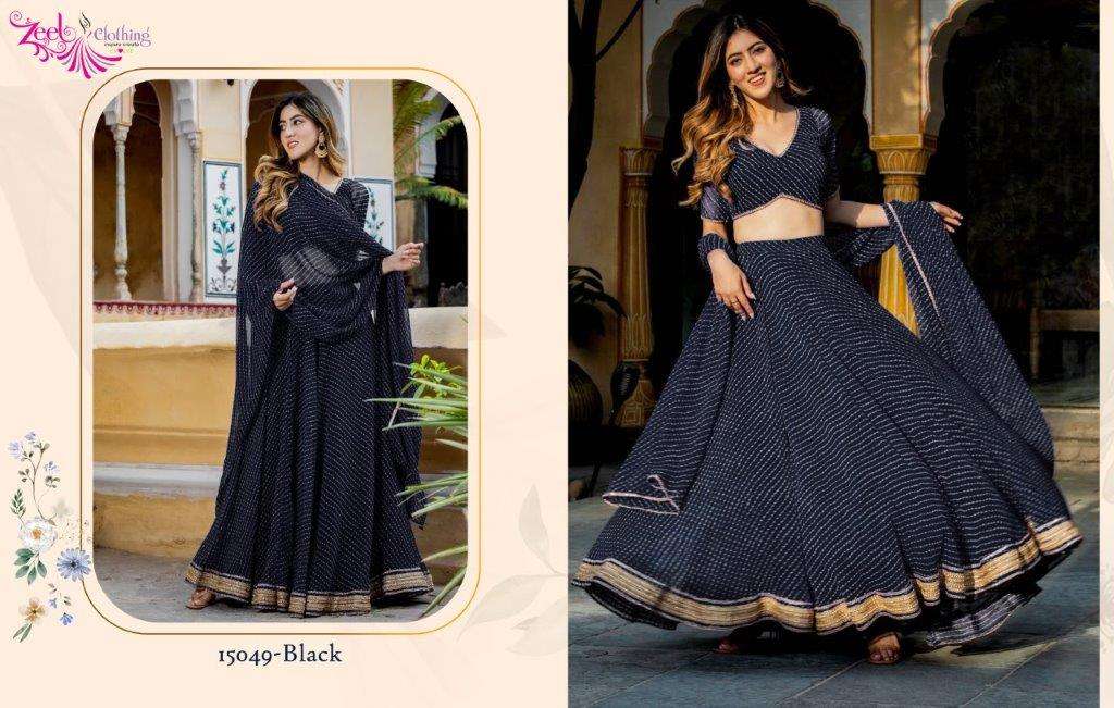 ZEEL VOL-22 BY ZEEL CLOTHING DESIGNER STYLISH SOFT GEORGETTE GIRLISH LEHENGAS