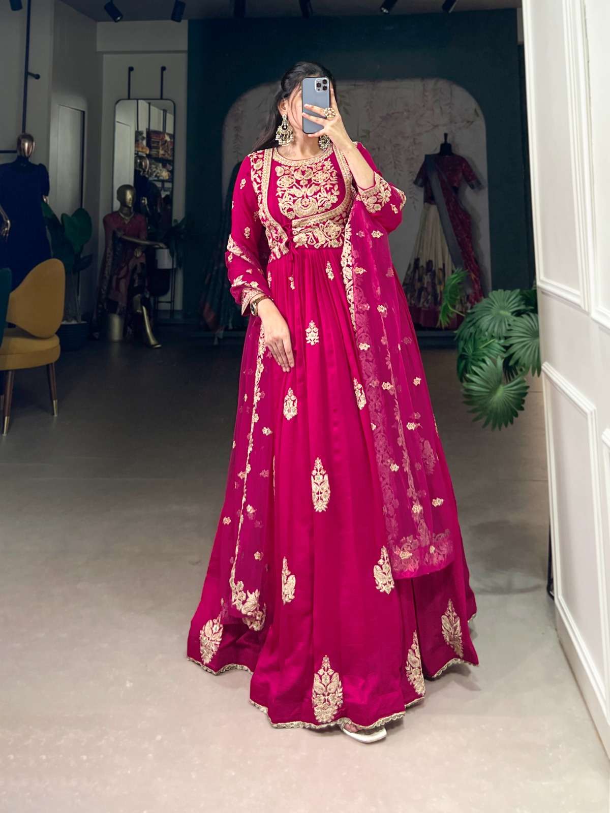 3029 COLOURS BY ASLIWHOLESALE FANCY DESIGNER VICHITRA SILK DRESSES-00195