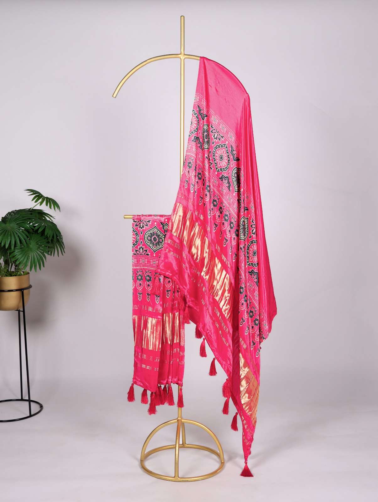 4005 COLOURS BY ASLIWHOLESALE DESIGNER SOFT GAJJI SILK FANCY DUPATTA-00195
