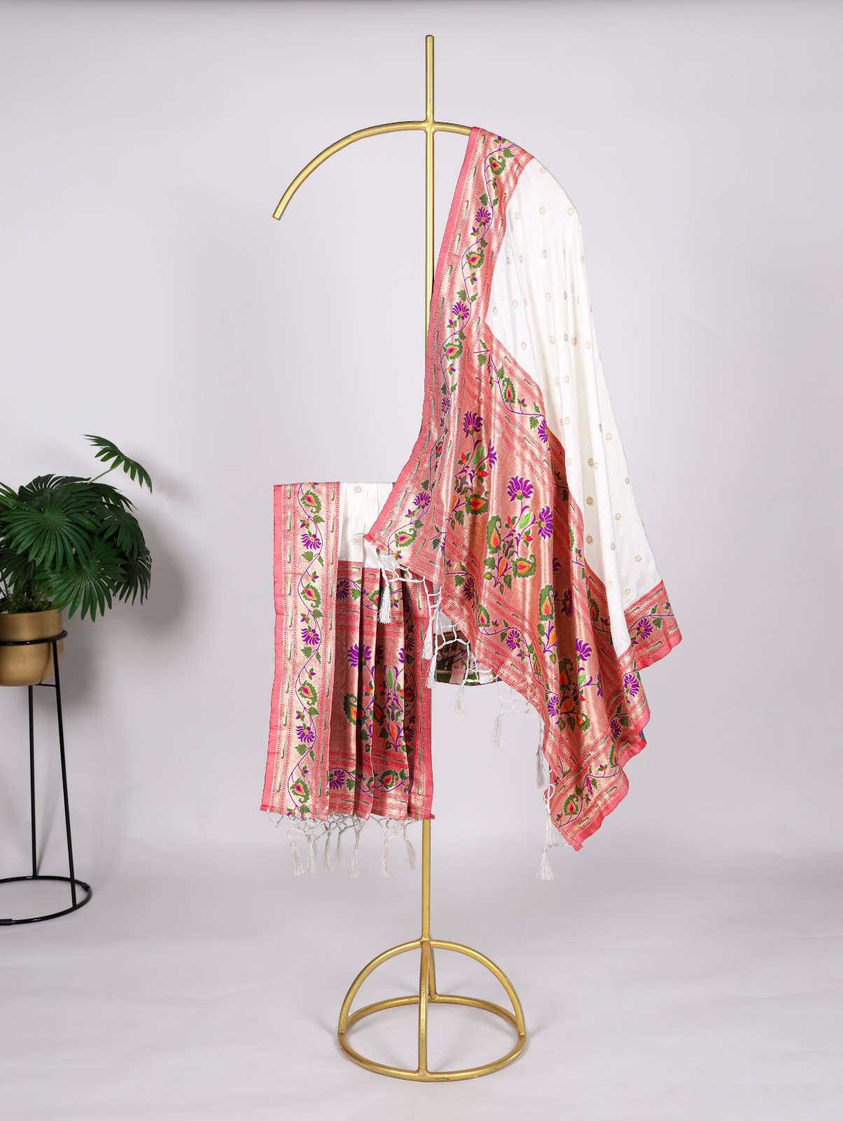 4023 COLOUR BY ASLIWHOLESALE DESIGNER PURE FANCY JACQUARD PAITHANI DUPATTA-00195