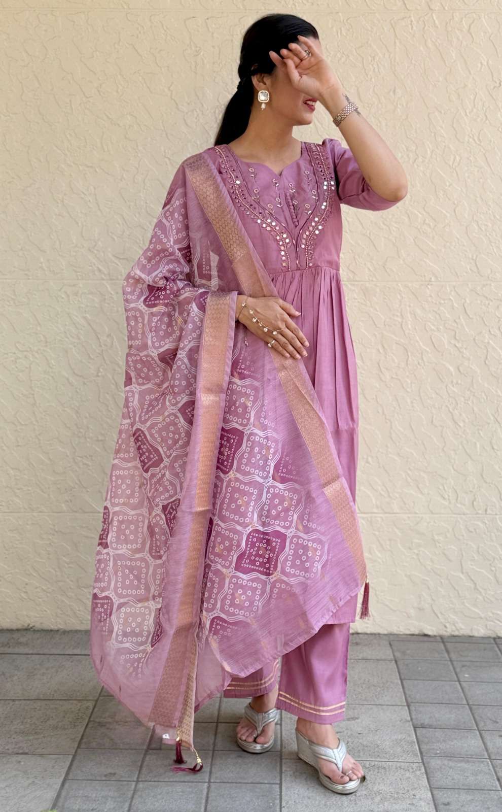 ALICE VOL-07 BY ASLIWHOLESALE DESIGNER PURE ROMAN SILK EMBROIDERY DRESSES-00251