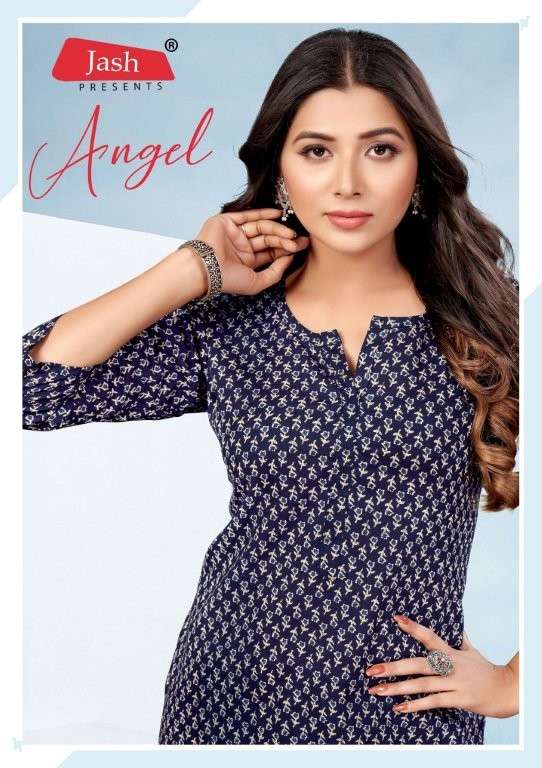ANGEL VOL-1 BY JASH 1001 TO 1010 SERIES PURE COTTON PRINTED TOPS-00015