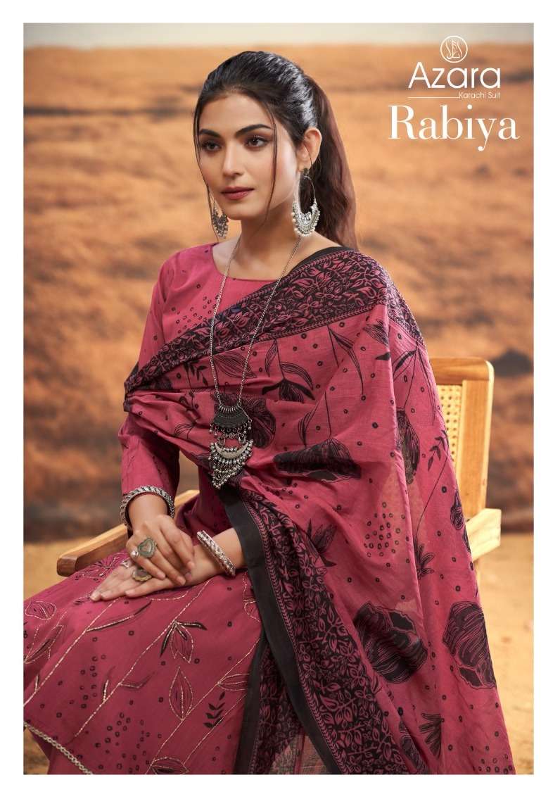 AZARA RABIYA BY RADHIKA FASHION 4701 TO 4704 SERIES DESIGNER COTTON DRESSES-00011