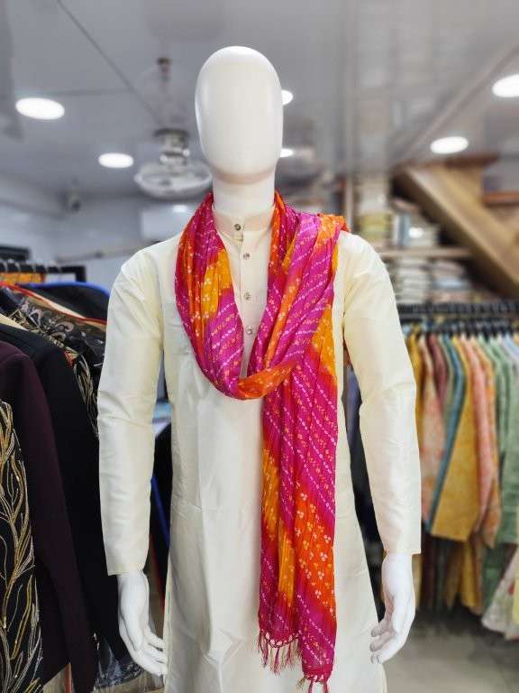 BANDHANI DUPATTA BY ASLIWHOLESALE DESIGNER PURE BANDHANI DUPATTA-00280