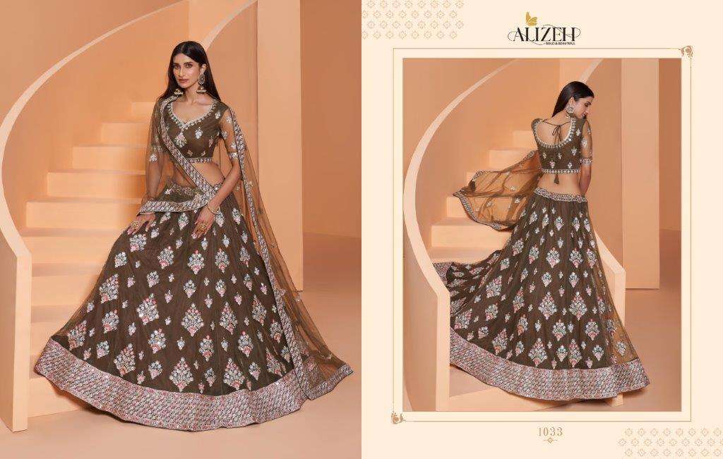 ENGAGEMENT VOL-02 BY ALIZEH DESIGNER PURE NET EMBROIDERY LEHENGASH-00001
