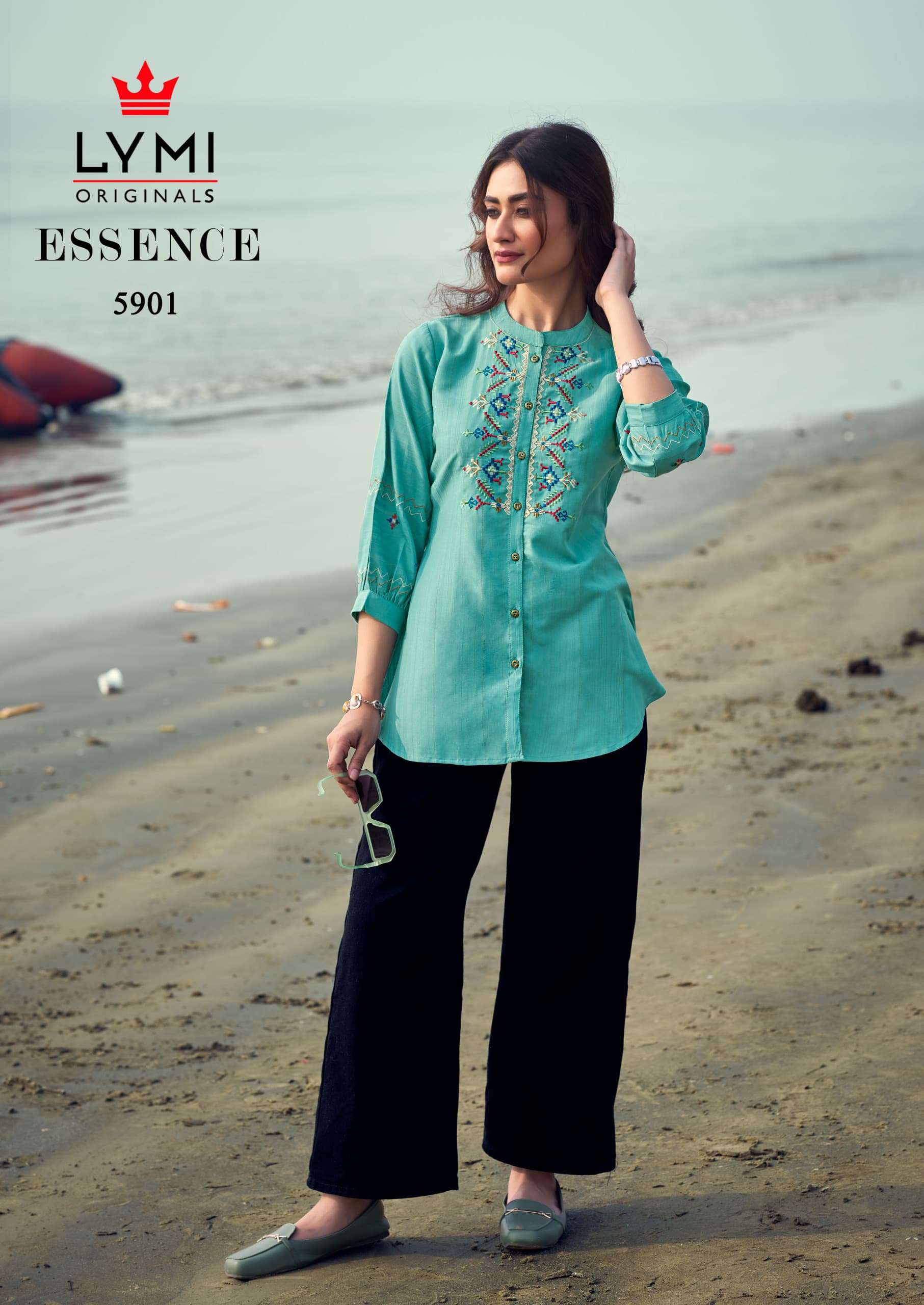 ESSENCE VOL-1 BY LYMI ORIGINALS 5901 TO 5904 SERIES DESIGNER VISCOSE KURTIS-00062