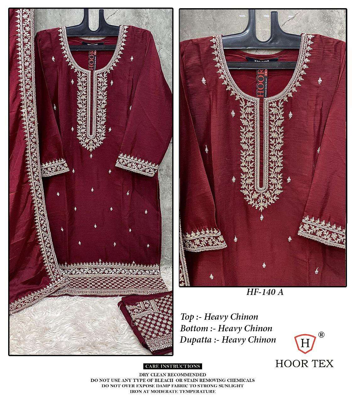 HF-140 COLOURS BY HOOR TEX DESIGNER CHINON EMBROIDERED PAKISTANI DRESSES-00020
