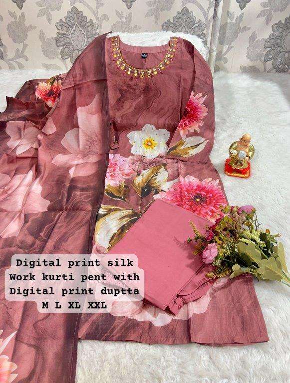 JYOTI VOL-132 BY ASLIWHOLESALE DESIGNER PURE SILK PRINTED DRESSES-00233