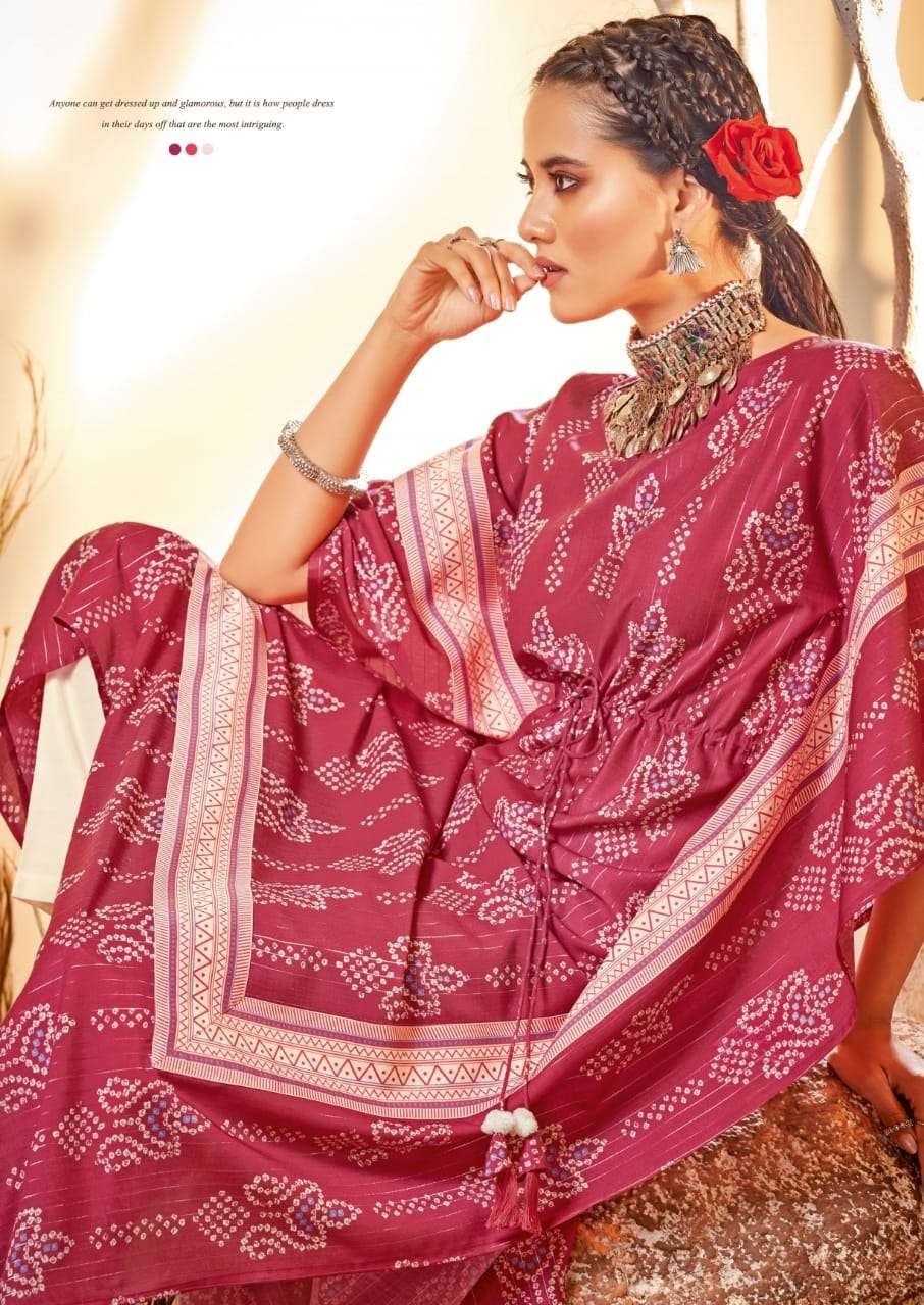 KAYA BY SHICHI 31 TO 36 SERIES PURE MUSLIN VISCOSE KAFTAN-00014