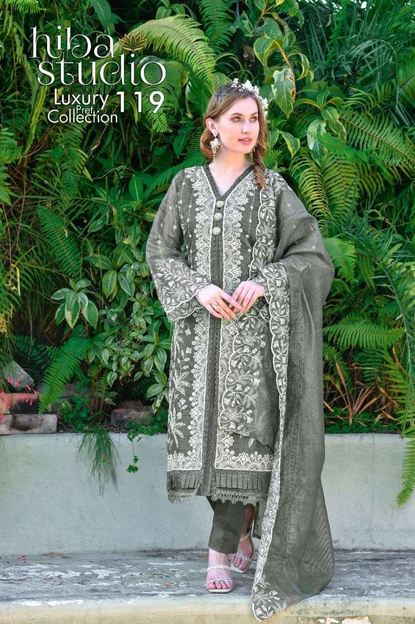 LUXURY PRET COLLECTION VOL-119 BY HIBA STUDIO DESIGNER ORGANZA PAKISTANI DRESSES-00201