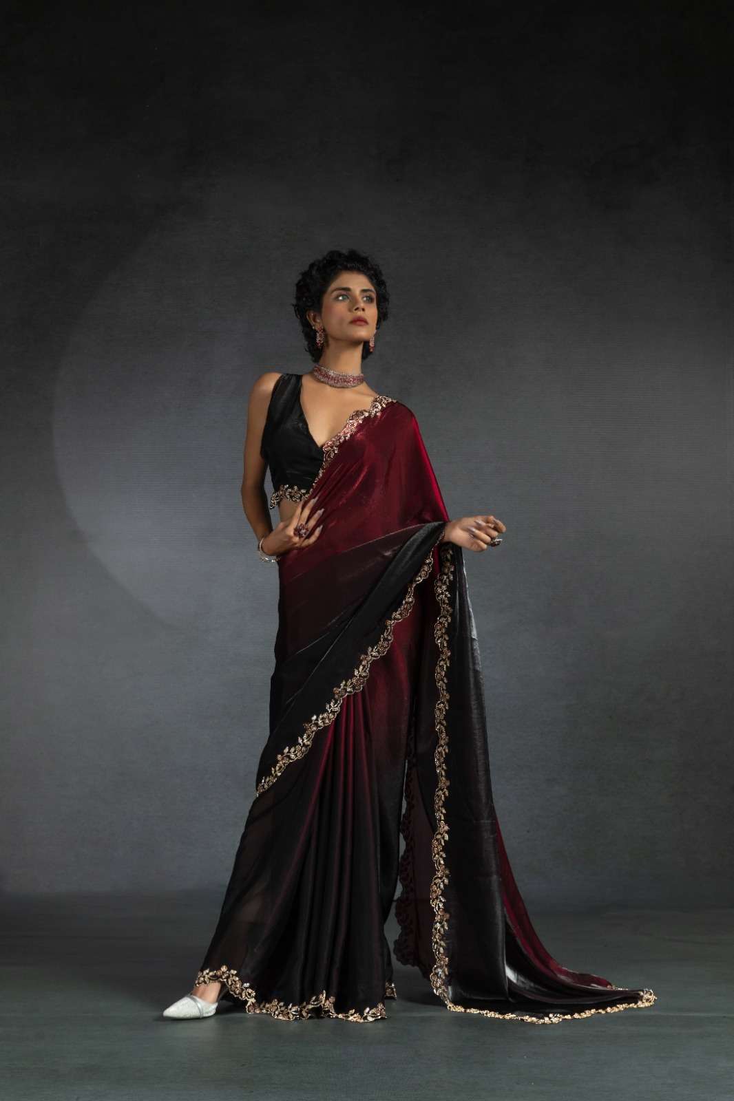 MEHAK 1161 NX BY MEHAK SAREES 1161-A TO 1161-E SERIES SATIN SILK WORK SAREES-00137