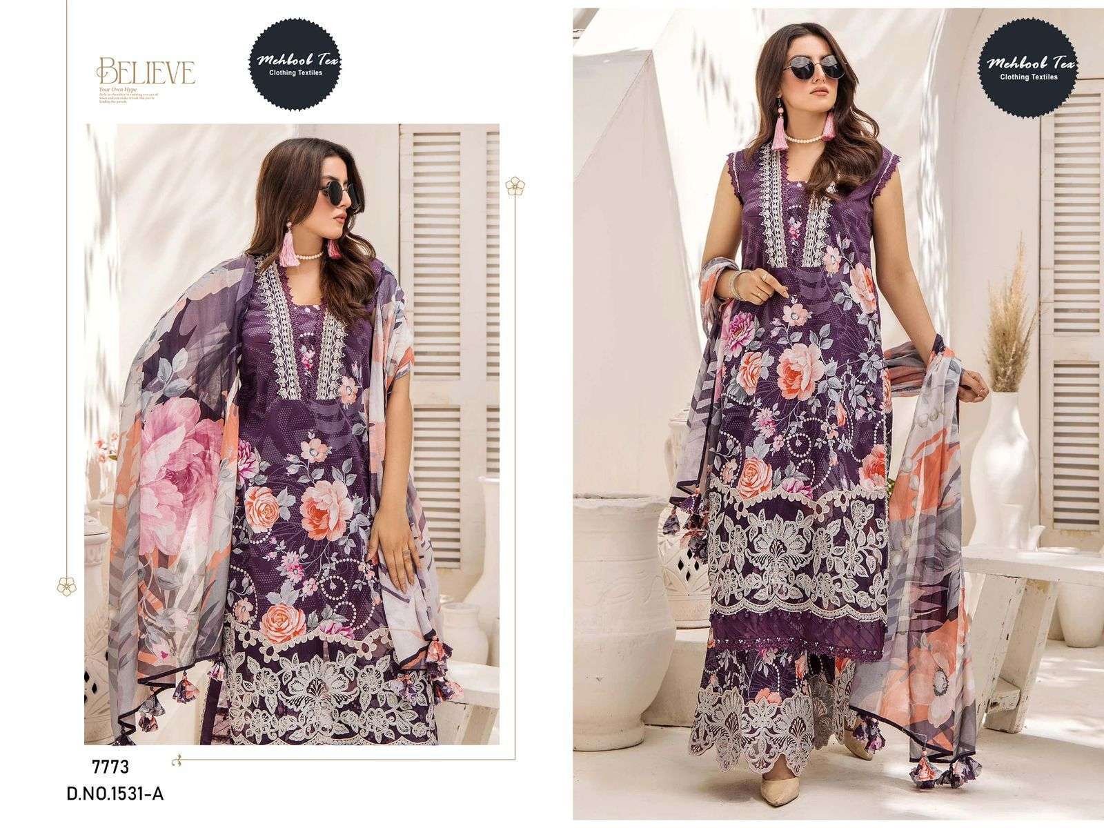 MT-1525-31 COLOURS BY MEHBOOB TEX PURE COTTON PRINTED PAKISATNI DRESSES-00071