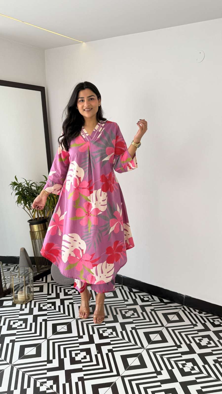 NEETI VOL-15  BY ASLIWHOLESALE DESIGNER PURE COTTON PRINTED CO-ORD SET-00239