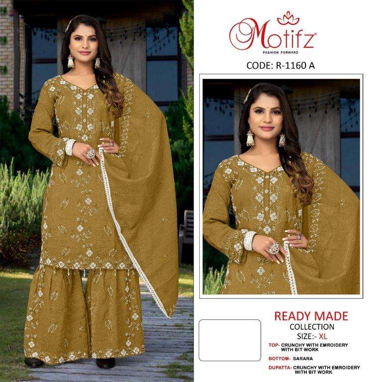 R-1160 COLOURS BY MOTIFZ FANCY EMBROIDERY PAKISTANI DRESSES-00201