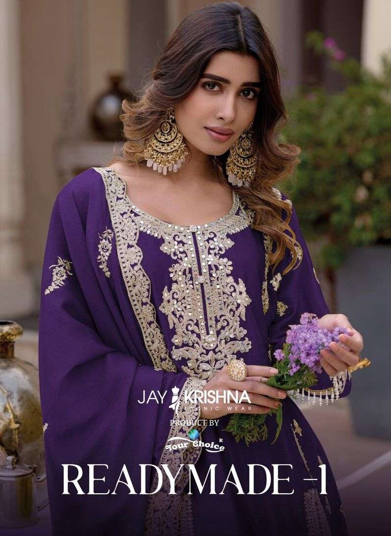 READYMADE BY YOUR CHOICE 1001 TO 1003 SERIES HEAVY PREMIUM CHINON DRESSES-00150
