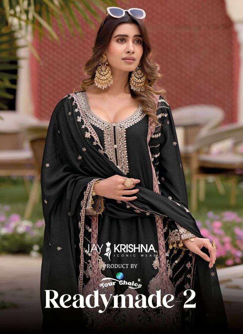 READYMADE VOL-02 BY YOUR CHOICE 1001 TO 1003 SERIES HEAVY PREMIUM CHINON DRESSES-00028