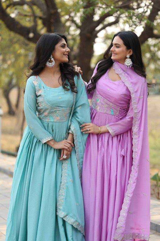 RM-093 BY ASLIWHOLESALE DESIGNER PURE CHINNON EMBROIDERY GOWNS-00236