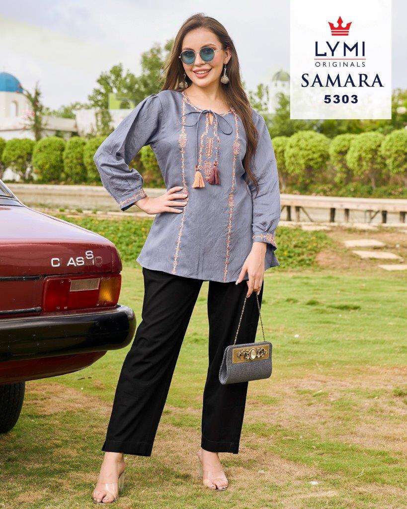 SAMARA VOL-1 BY LYMI ORIGINALS 5301 TO 5304 SERIES DESIGNER VISCOSE KURTIS-00062