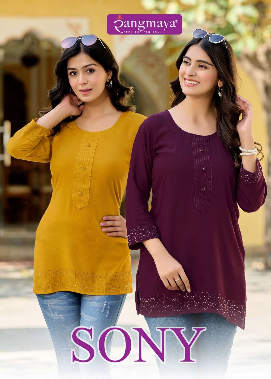 SONY BY RANGMAYA 101 TO 108 SERIES FANCY DIGITAL VETICAN PRINT TOPS-00014