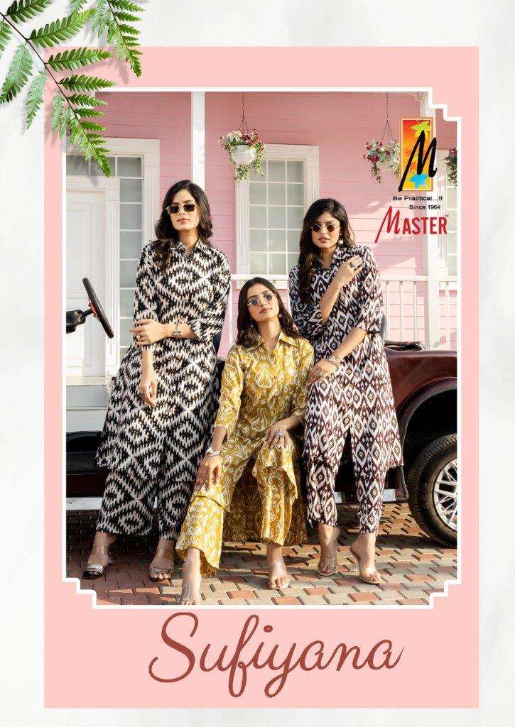SUFIYANA BY MASTER 1001 TO 1008 SERIES DESIGNER RAYON PRINT CO-ORD SETS-00140