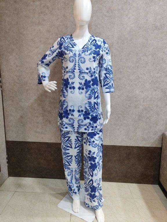 SUMMER COLLECTION VOL-136 BY ENSTINKT DESIGNER FACNY COTTON PRINT CO-ORD SET-00277