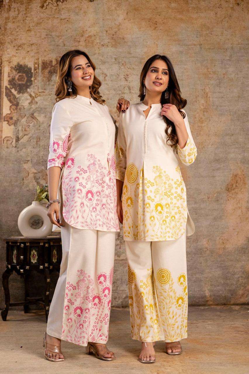 SUMMER COLLECTION VOL-175 BY ENSTINKT DESIGNER FACNY COTTON PRINT CO-ORD SET-00243