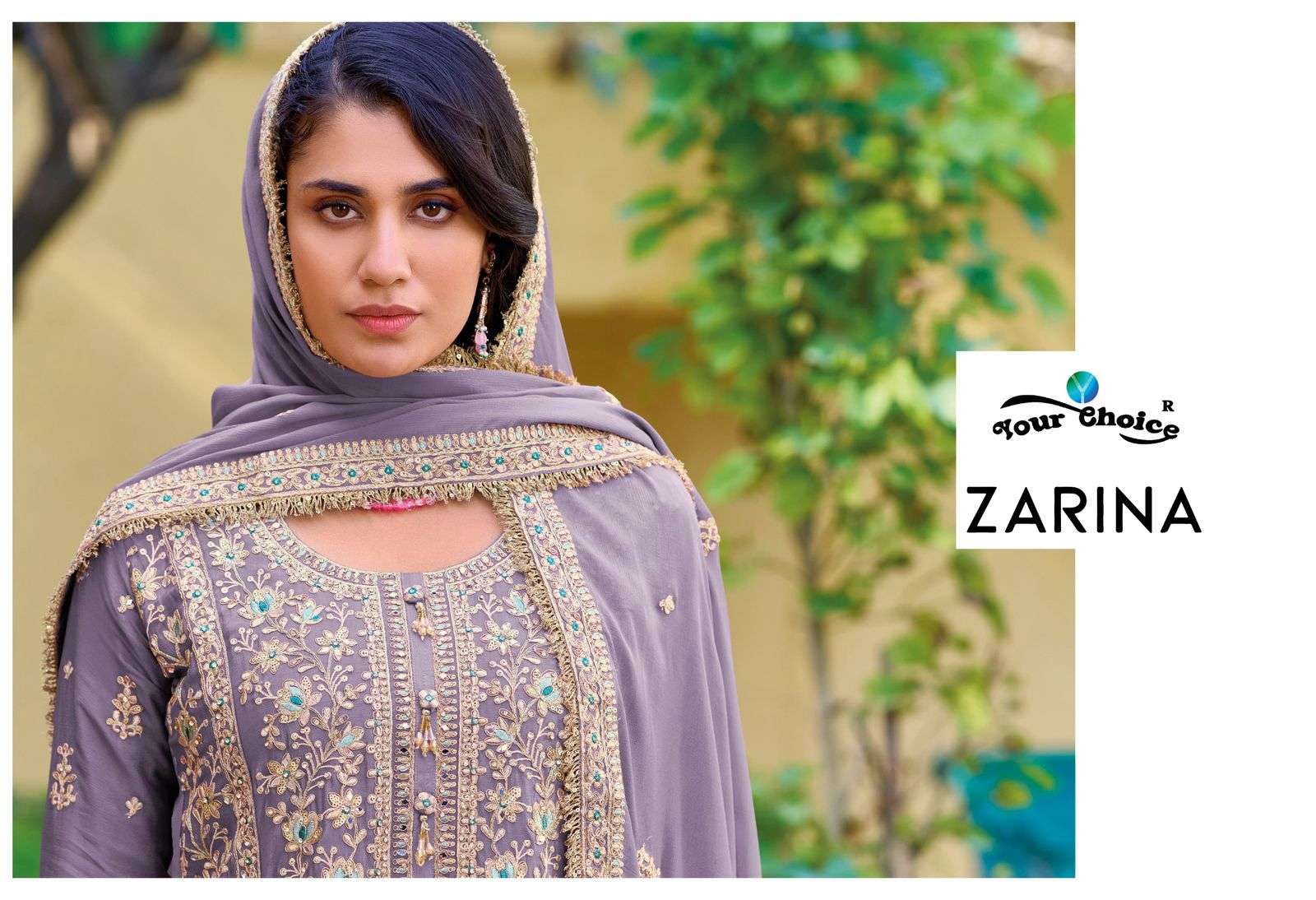 ZARINA BY YOUR CHOICE 1001 TO 1002 SERIES HEAVY PREMIUM CHINON DRESSES-00150