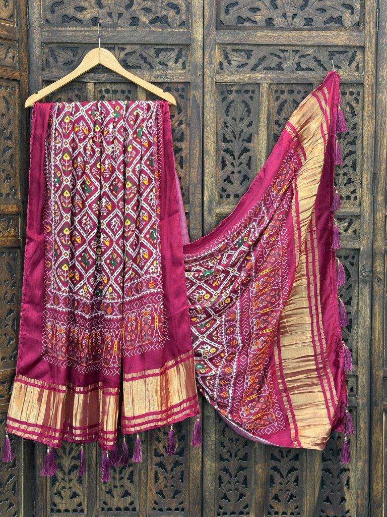 5103 COLOUR BY ASLIWHOLESALE DESIGNER SOFT GAJI SILK PRINTED DUPATTA-00135