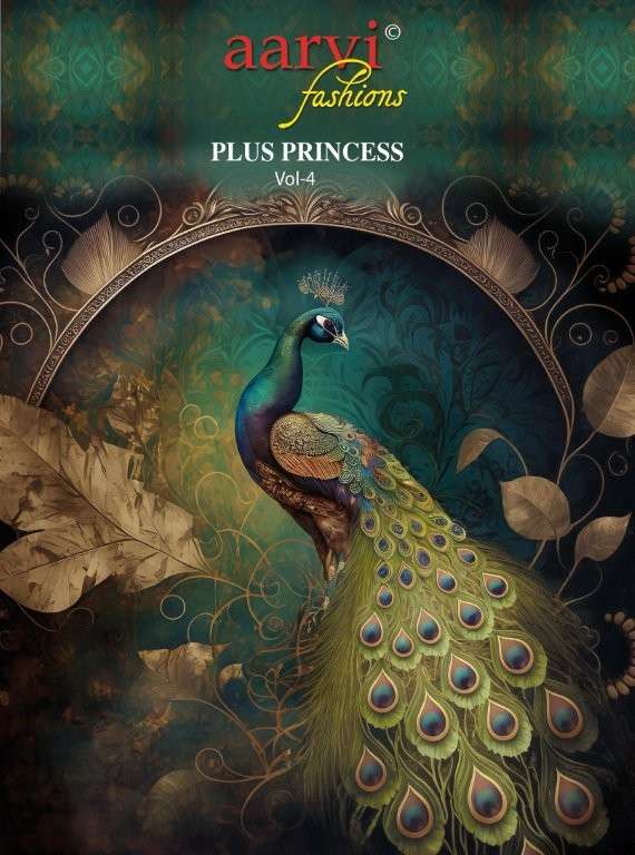 AARVI FASHIONS PLUS PRINCESS VOL-4 PURE COTTON PRINTED DRESSES-00015