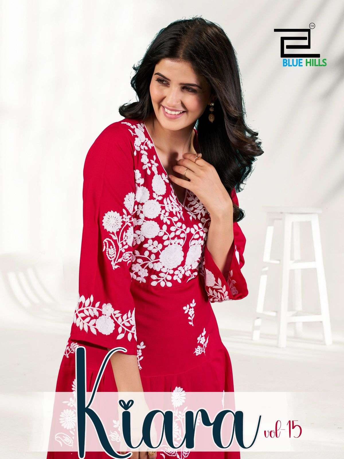 BLUE HILLS KIARA VOL-15 PURE 14KG RAYON EMBROIDERY TOPS-00099