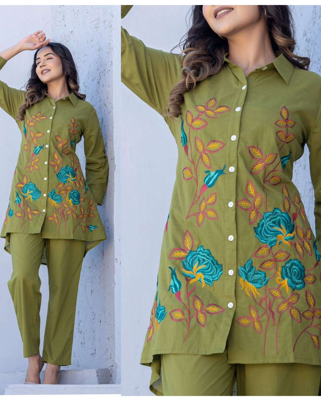 HIMANSHI VOL-766 BY ASLIWHOLESALE DESIGNER FACNY COTTON PRINT CO-ORD SET-00211