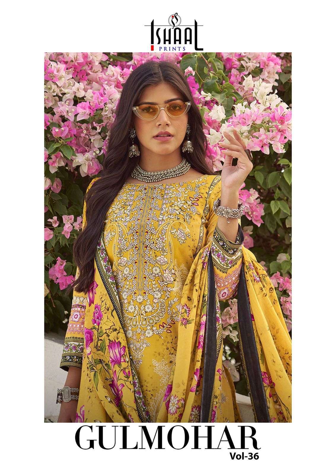 ISHAAL PRINTS GULMOHAR VOL-36 3601 TO 3610 SERIES COTTON PRINT DRESSES-00201