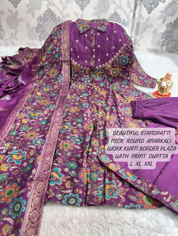 JYOTI VOL-169 BY ASLIWHOLESALE DESIGNER PURE MUSLIN SILK DRESS-00233