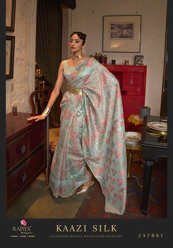 KAAZI SILK BY RAJTEX 257001 TO 257006 SERIES PURE SILK SAREES-00137
