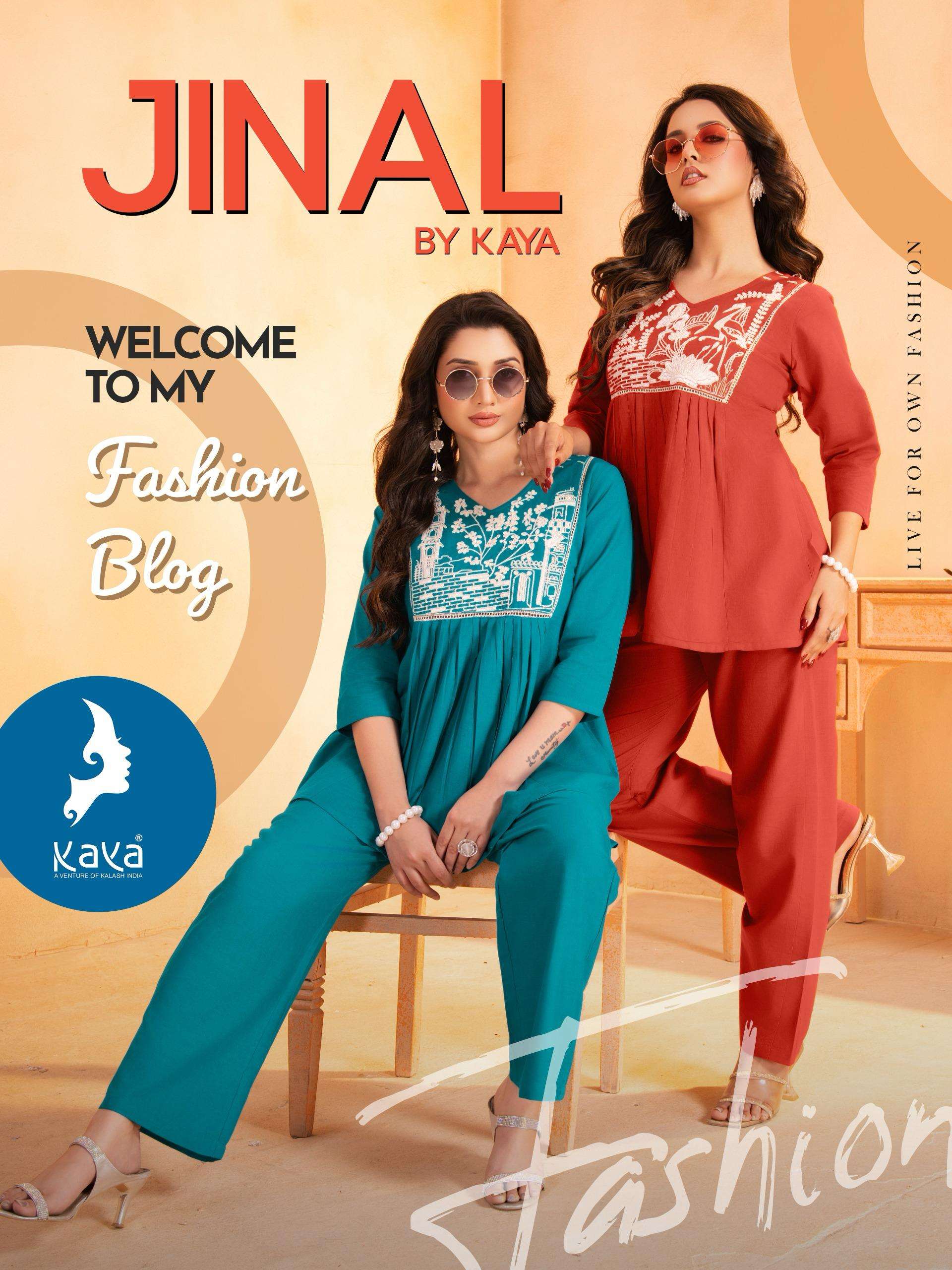 KAYA JINAL 01 TO 04 SERIES DESIGNER COTTON FLEX PRINTED CO-ORD SETS-00140