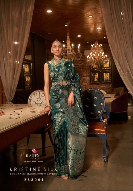 KRISTINE SILK BY RAJTEX 288001 TO 288006 SERIES PURE SILK SAREES-00137