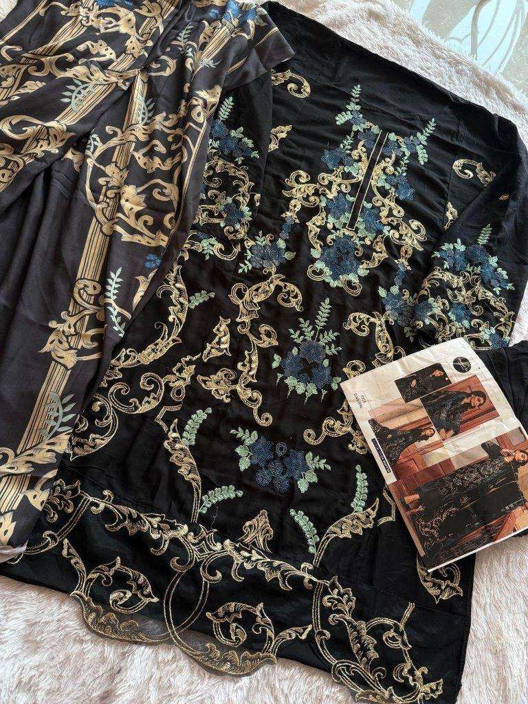 M-1594-95-97 BY MEHBOOB TEX HEAVY PURE VISCOSE RAYON HEAVY EMBROIDERED DRESSES-00062