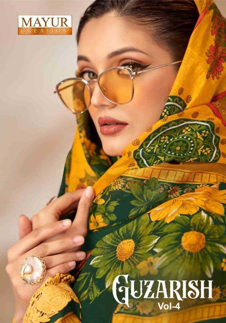 MAYUR CREATION GUZARISH VOL-04 4001 TO 4008 SERIES COTTON PRINT DRESSES-00062