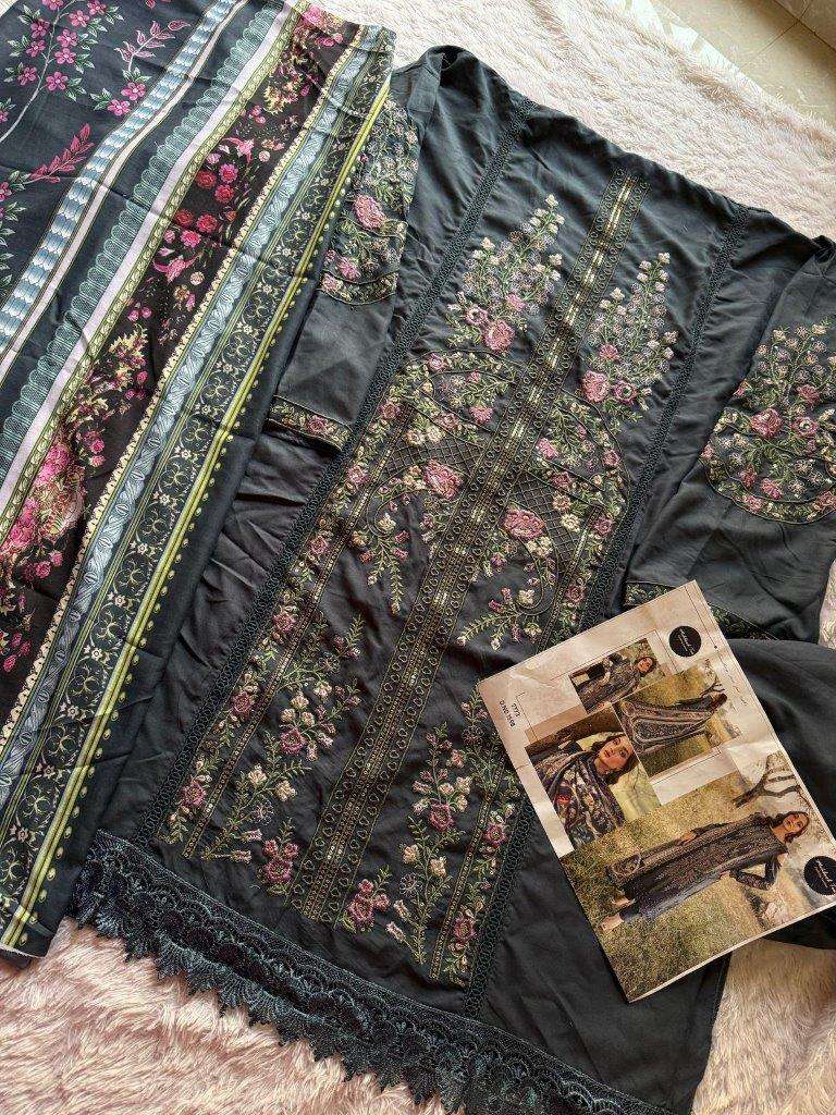 MEHBOOB TEX M-1598 NX HEAVY PURE VISCOSE RAYON HEAVY EMBROIDERED DRESSES-00071