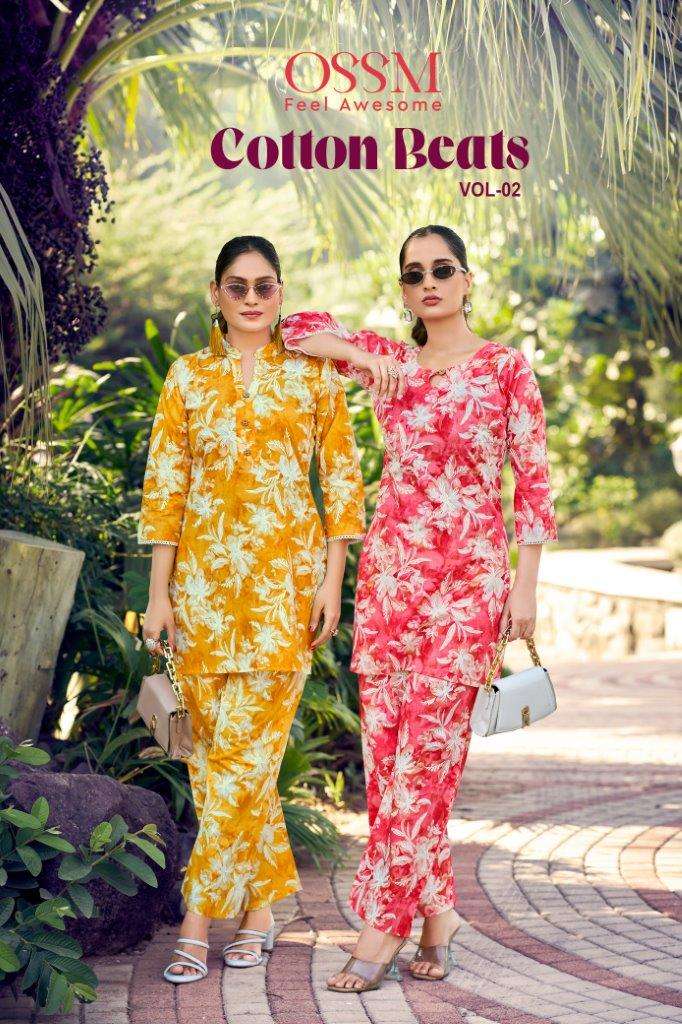 OSSM COTTON BEATS VOL-02 101 TO 106 SERIES COTTON PRINT STITCHED CO-ORD SET-00014