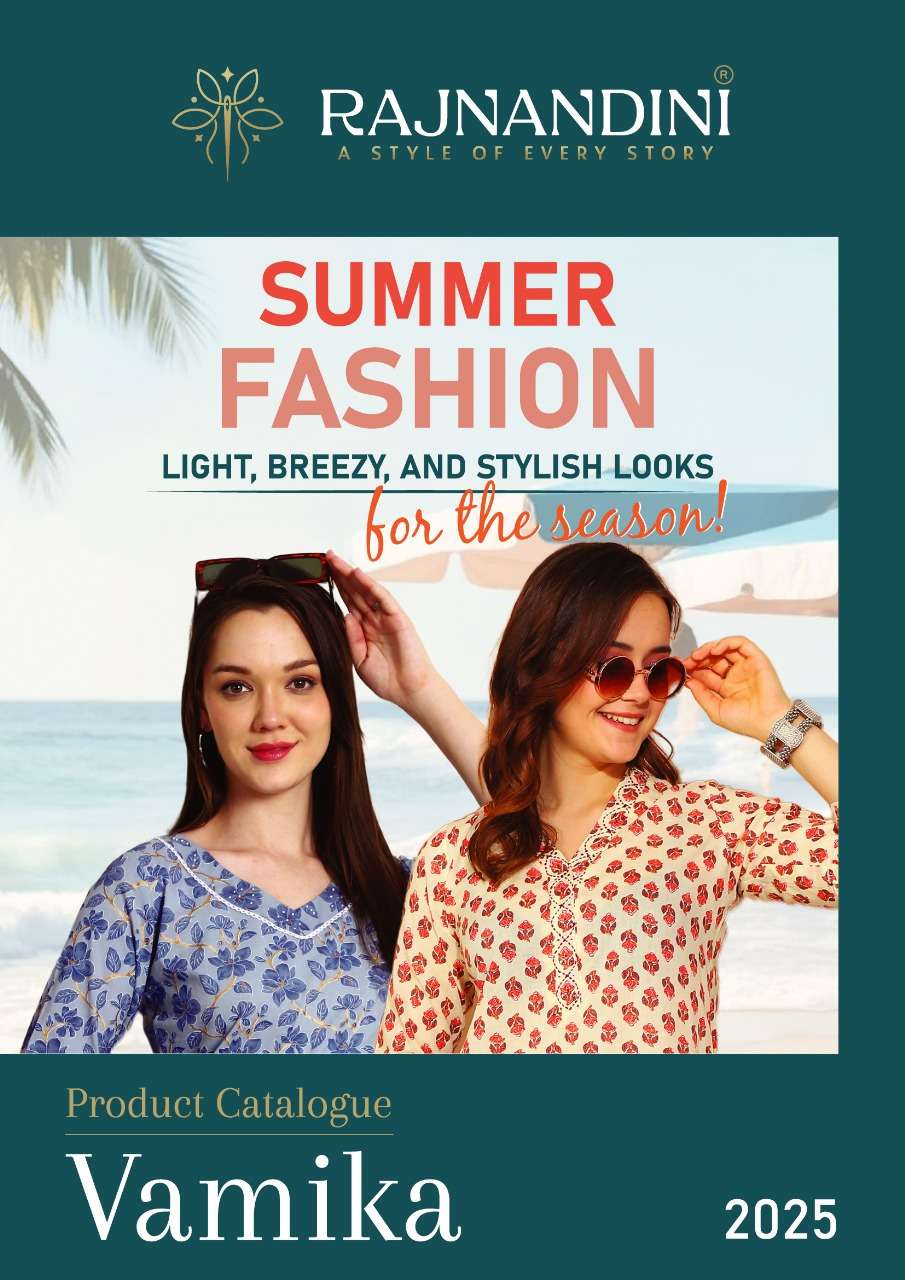 RAJNANDINI VAMIKA DESIGNER FANCY PURE COTTON PRINT STITCHED CASUAL TOPS-00014