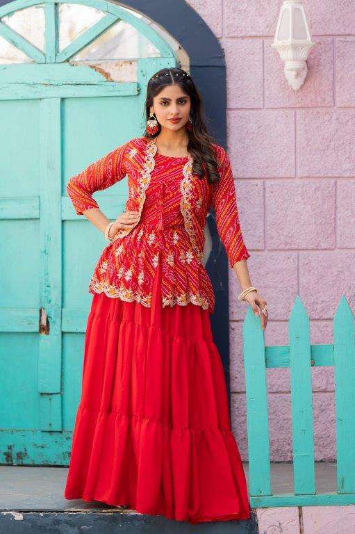 RM-091 BY ASLIWHOLESALE DESIGNER PURE CHINON EMBROIDERY LEHENGAS-00236