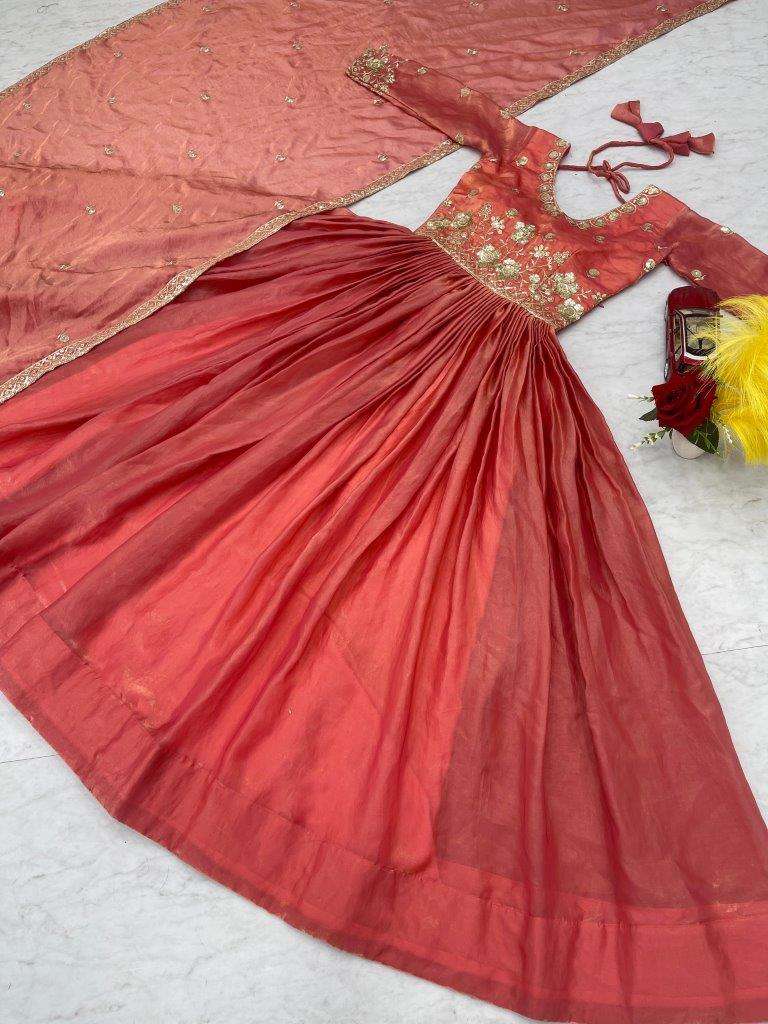 TAPI-239 BY ASLIWHOLESALE DESIGNER FANCY PURE THREAD WORK GOWNS-00185