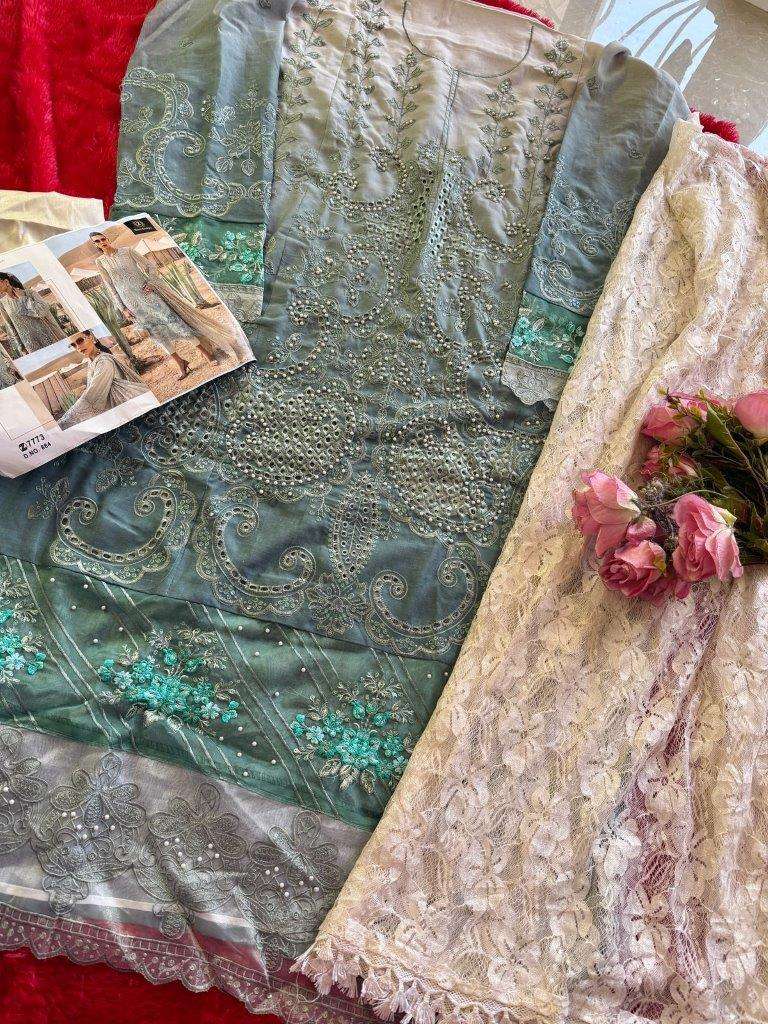 ZIAAZ DESIGNS 884-885 COLOURS HEAVY RAYON COTTON EMBROIDERED DRESSES-00201