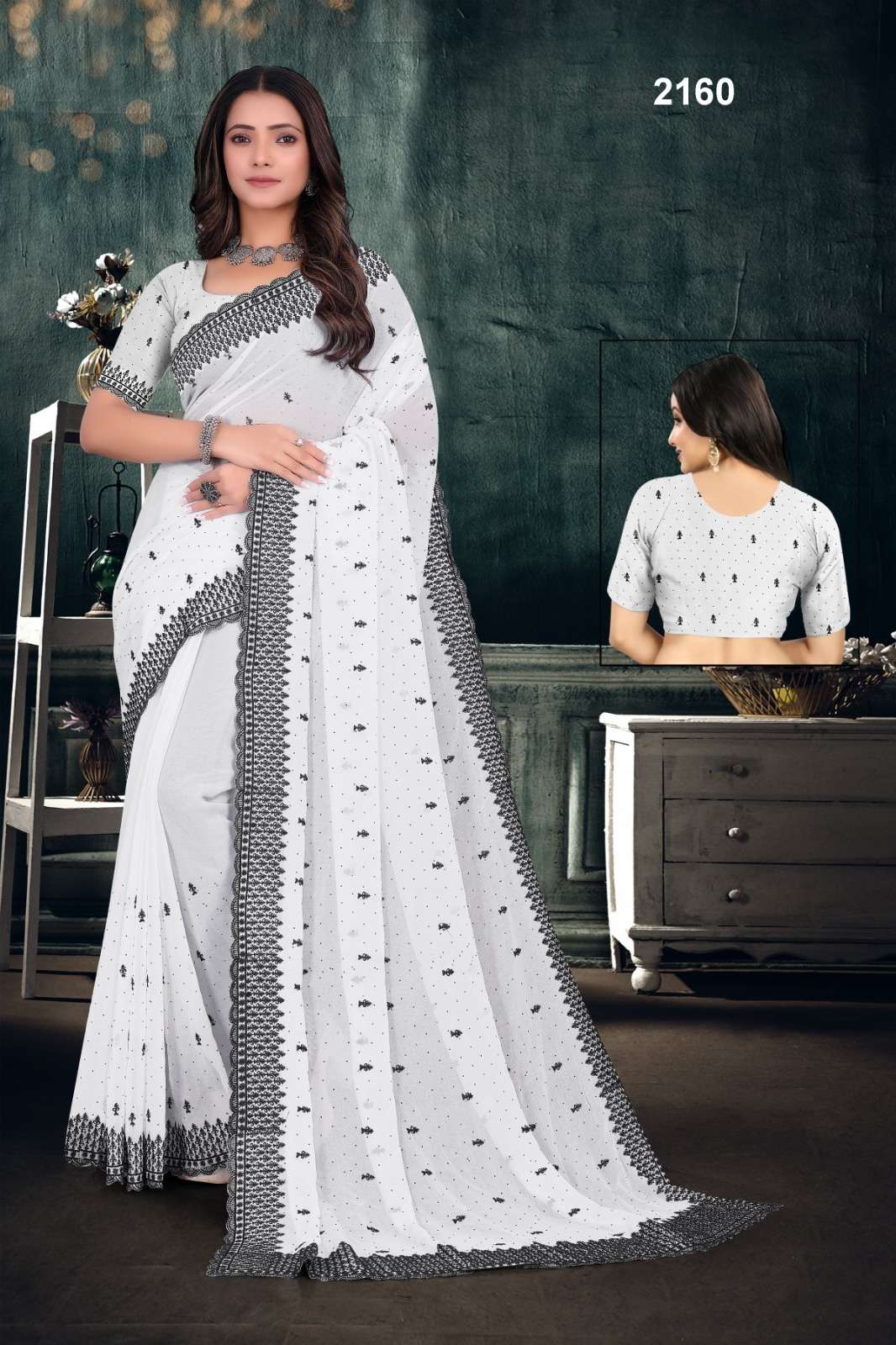 2160 COLOUR BY ASLIWHOLESALE DESIGNER PURE GEORGETTE PRINTED SAREES-00103