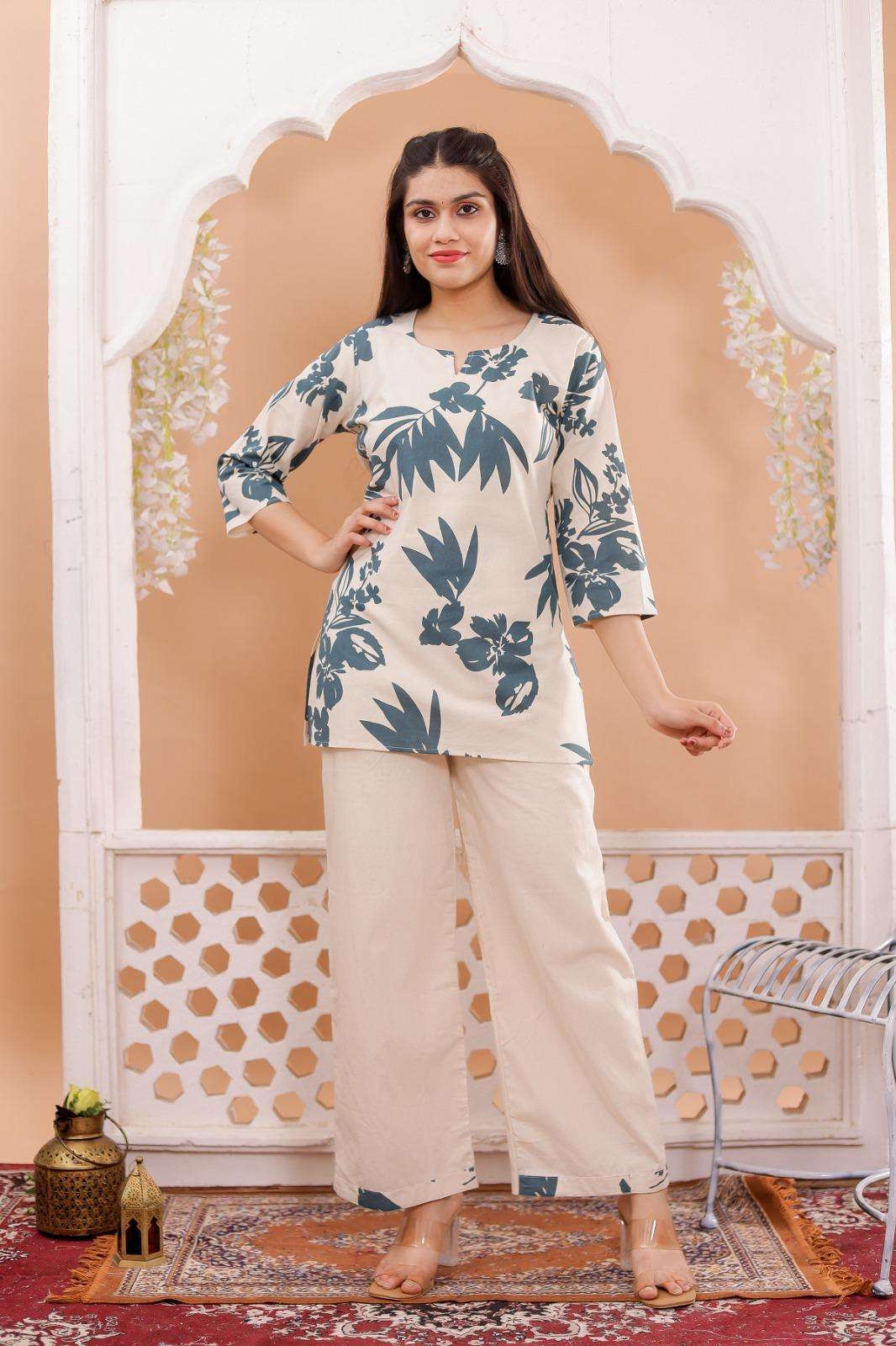 ENSTINKT SUMMER COLLECTION VOL-207 FANCY COTTON PRINTED CO-ORD SET-00277