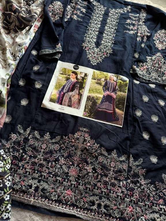 MEHBOOB TEX M-1626 COLOUR PURE COTTON EMBROIDERY PAKISTANI DRESS-00071